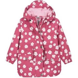 Regenparka mit Kapuze Blumen