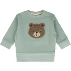 Krepp-Sweatshirt Bär