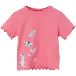T-Shirt Leopard Schmetterlinge
