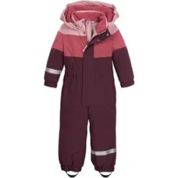 Schneeoverall mit Kapuze Colorblock