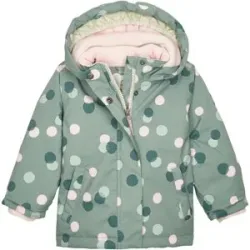 Winterjacke mit Kapuze Punkte
