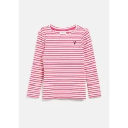 Shirt langarm Ringel Glitzer