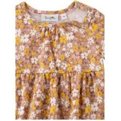Sanetta Pure Kleid kurzarm Blumen mehrfarbig