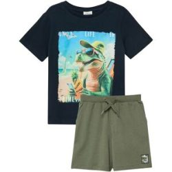 2-tlg. Set T-Shirt und Bermuda Dino
