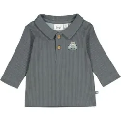 Poloshirt langarm Bär Auto Rippqualität