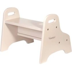 Kindsgut Schemel aus Holz beige unisex