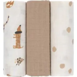 3er-Pack Mullwindeln 85x85 cm