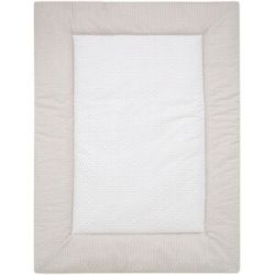 ALVI Krabbeldecke 100x135 cm Raute taupe
