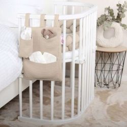 babybay Utensilo Waffelpiqué braun unisex