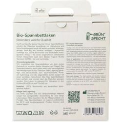 Bio-Spannbetttuch 60x120 - 70x140 cm