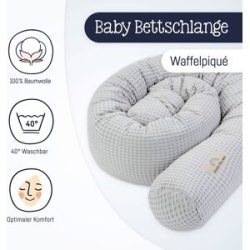 Bettschlange Waffelpiqué 180 cm