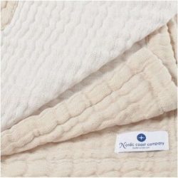 Nordic coast company Babydecke Musselin 75x75 cm natur unisex