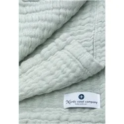 Nordic coast company Babydecke Musselin 75x75 cm gruen unisex