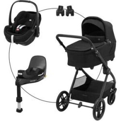 Kombikinderwagen Oxford+ inkl. Babyschale Pebble 360 Pro 2 und Isofix-Basis FamilyFix 360