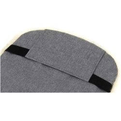 babycab Winterfußsack Lammfell Lille für Kinderwagen, Buggy grau unisex