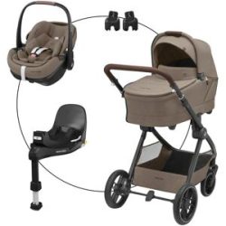 Kombikinderwagen Oxford+ inkl. Babyschale Pebble 360 Pro 2 und Isofix-Basis FamilyFix 360