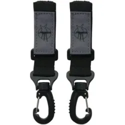 Befestigungshaken Stroller Hooks black