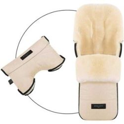 Werner Christ Baby Winterfußsack Flims Bundle inkl. Handwärmer Moffy beige unisex