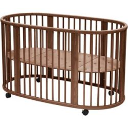 Stokke Bundle Sleepi inkl. Matratze und Spannbetttuch, Himmelstange und Himmell braun unisex