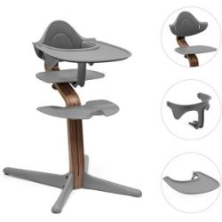 Bundle Hochstuhl Walnuss inkl. Babyset und Tray