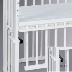 babybay Beistellbett Maxi Comfort Plus 89x51 cm weiss unisex