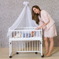 Babybay, BABYBAY Verschlussgitter Original Weiss lackiert
