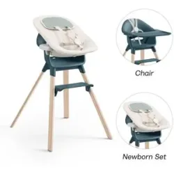 Bundle Hochstuhl Bambus inkl. Newbornset