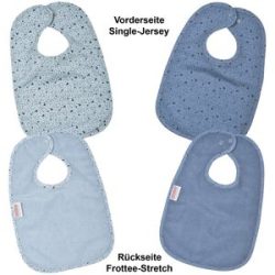WOERNER, WÖRNER SÜDFROTTIER Druckknopflatz Wal blau 2er Pack