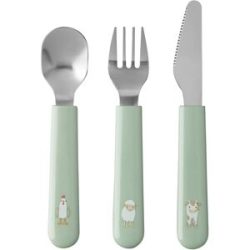 Mepal X Little Dutch 3tlg. Kinderbesteckset gruen