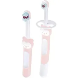 2-tlg. Baby-Zahnbürsten-Set Learn to Brush