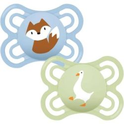 2er-Pack Schnuller Perfect Silikon, 0-6M