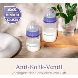 Babyflasche NaturalWave, Anti-Kolik-Weithals, Gr.M, 240 ml, ab 6M