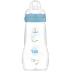 Babyflasche Feel Good matt, Glas, 260 ml, ab 0M