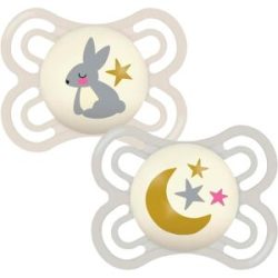 2er-Pack Schnuller Perfect Night Silikon, 0-6M
