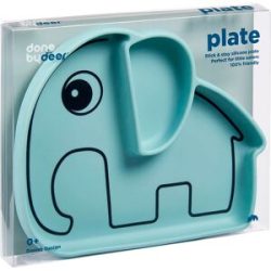 Esslernteller Silikon Elefant Elphee