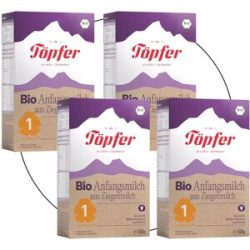4er Pack Bio Anfangsmilch Ziege 1