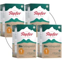 4er Pack Bio Anfangsmilch 1  600 g