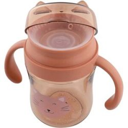 Trixie - Kinderbecher mit zwei Henkeln, 6 Monate, Rosa