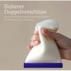 Silikon Muttermilchbeutel wiedderverwendbar, 5 Stück