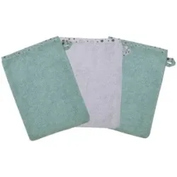 3er-Pack Waschlappen 15x21 cm