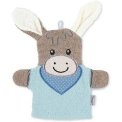 Sterntaler Spiel-Waschhandschuh Emmi hellblau