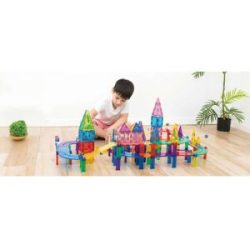EDUPLAY Magnet-Bausteine Rennbahn 120 Teile mehrfarbig unisex
