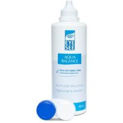 Avizor EyeSee Aqua Balance (360ml Kombilösung + 1x Behälter) Kombilösung, Pflegemittel
