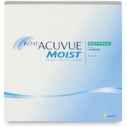 Johnson & Johnson 1-Day Acuvue Moist Multifocal (90er Packung) Tageslinsen (-9 dpt, Addition Low (0.75-1.25) & BC 8.4) mit UV-Schutz