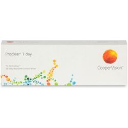 Cooper Vision Proclear 1 day (30er Packung) Tageslinsen (0.25 dpt & BC 8.7) für Allergiker & trockenere Augen