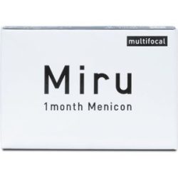 Menicon Miru 1month Multifocal (3er Packung) Monatslinsen (-9 dpt, Addition High (2.50-3.00) & BC 8.6)