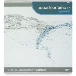 Cooper Vision Aquaclear airOne (90er Packung) Tageslinsen (-0.5 dpt & BC 8.6) mit UV-Schutz für Allergiker & trockenere Augen