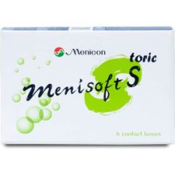 Menicon Menisoft S toric (6er Packung) 14-Tageslinsen (-10 dpt, Zyl. -1.75, Achse 160 & BC 8.6)