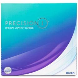Alcon Precision 1 (90er Packung) Tageslinsen (-0.75 dpt & BC 8.3) mit UV-Schutz für Allergiker & trockenere Augen