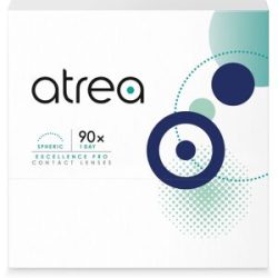 Cooper Vision Atrea Excellence Pro 1 Day Spheric (90er Packung) Tageslinsen (-0.75 dpt & BC 8.4) mit UV-Schutz